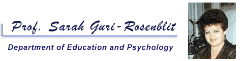 Prof. Sarah Guri-Rosenblit