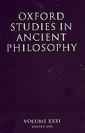 Oxford Studies in Ancient Philosophy <br>Vol. XXXI