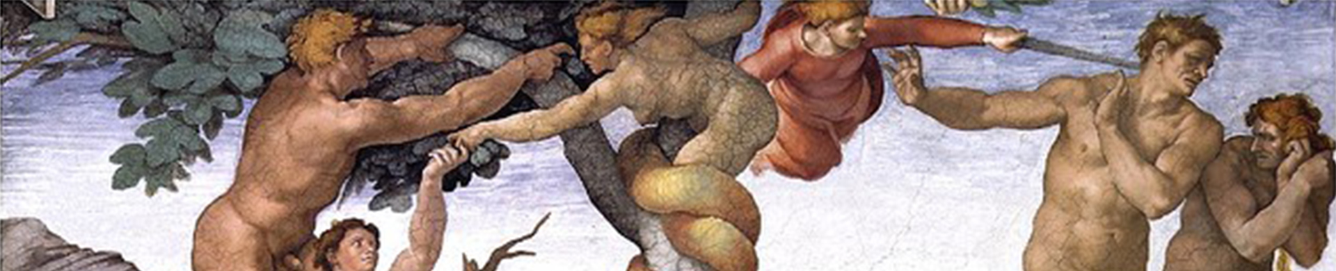 נחש בעל ראש אישה מפתה את אדם וחוה בגן העדן, מיניאטורה מכתב יד של "ספר השעות" מרואן, צרפת (1499)