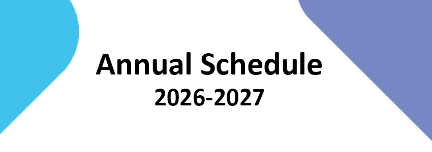 Annual Schedule 2026-2027