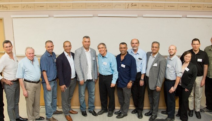 Invited speakers and chairs were celebrating 70th Prof. Ehud Keinan's birthday, Technion, 2017