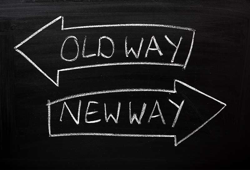   OLD WAY NEW WAY